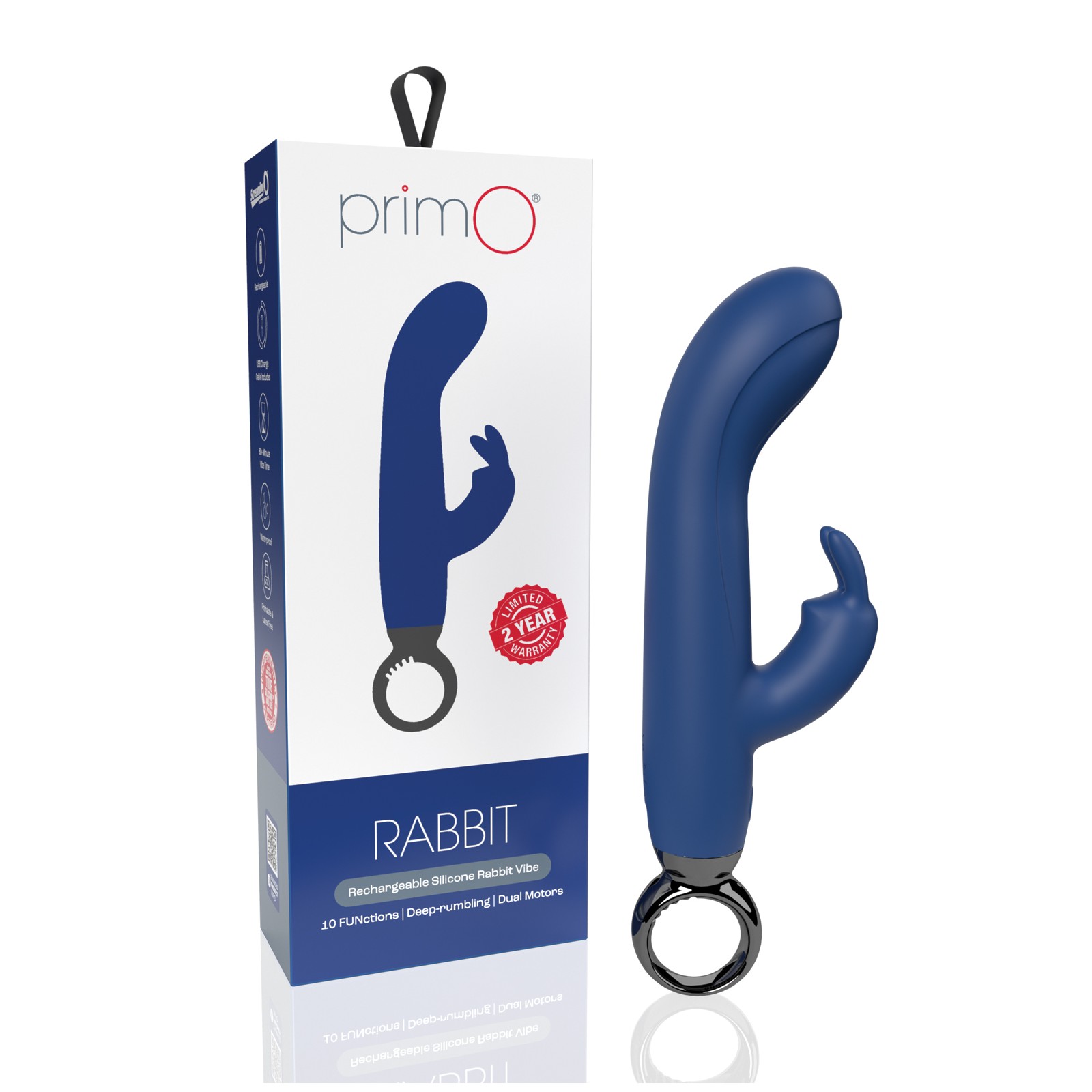 Screaming O PrimO Rabbit Vibrator Blueberry