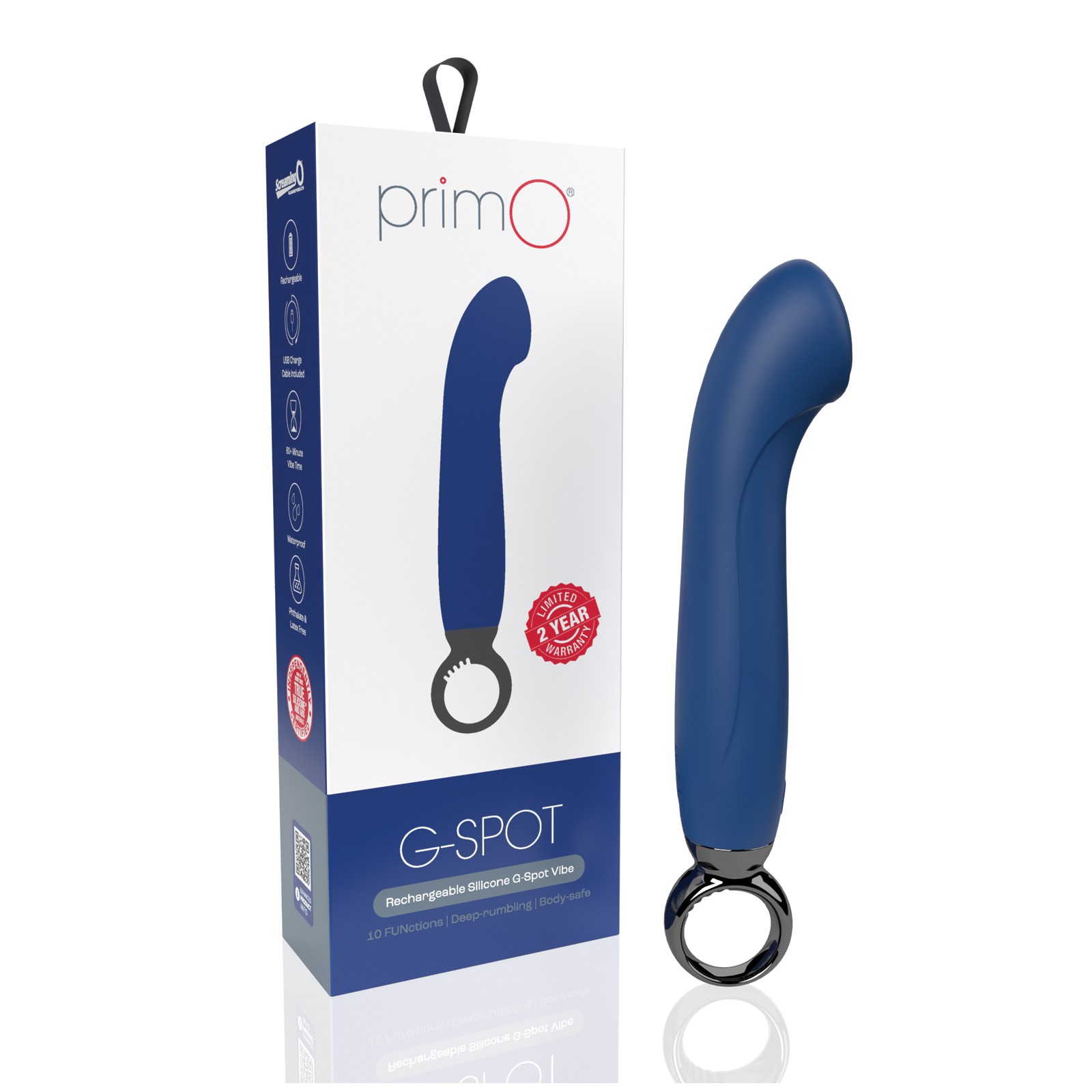 Screaming O Primo G-Spot Vibrator Blueberry for Ultimate Pleasure