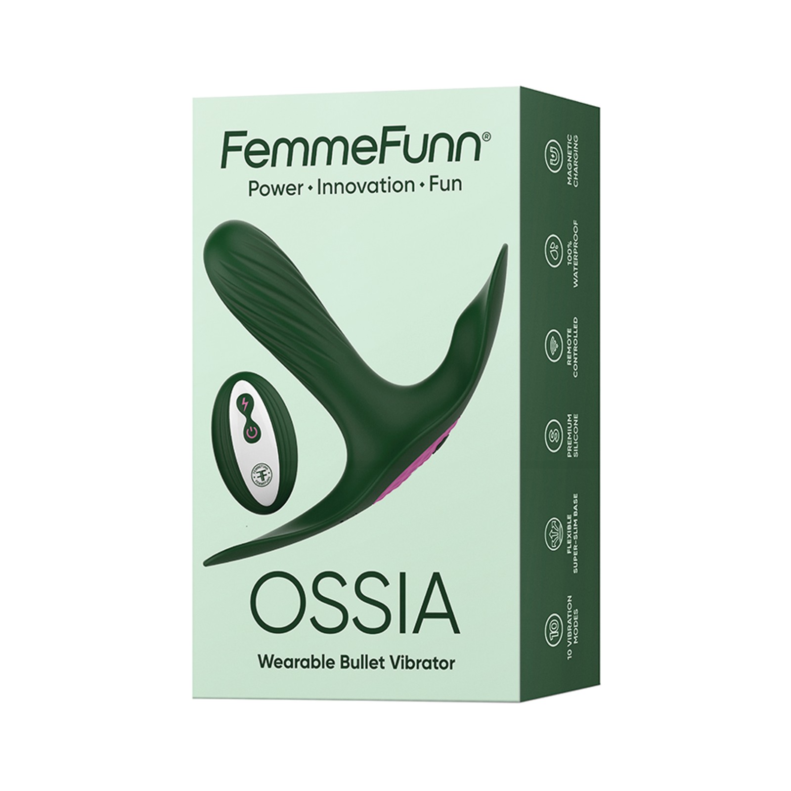 Vibrador portátil Femme Funn Ossia para placer discreto