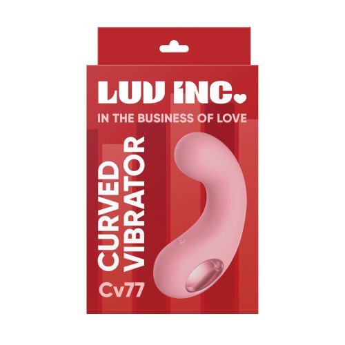 Luv Inc Curved Vibrator Light Pink