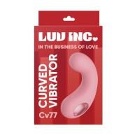 Luv Inc Curved Vibrator Light Pink