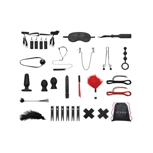 Lux Fetish Deluxe Bondage Bedspreaders Set 20 Pcs