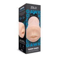 Masturbador Vibrador de Garganta Profunda ZOLO Gawk Gawk Marfil