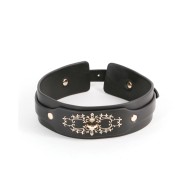 Katrina Black Collar for Elegant Restraint