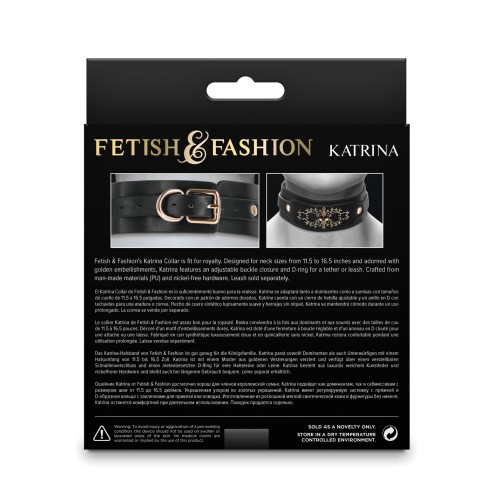 Katrina Black Collar for Elegant Restraint