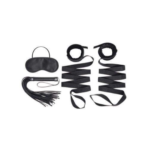 Kit de 4 Piezas de Estribo de Bondage y Flogger Lux Fetish