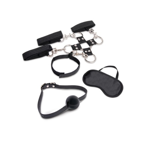 Lux Fetish 7-Piece Hogtie and Ball Gag Kit