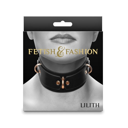 Collar Fetish & Fashion Lilith Negro