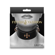 Collar Fetish & Fashion Lilith Negro