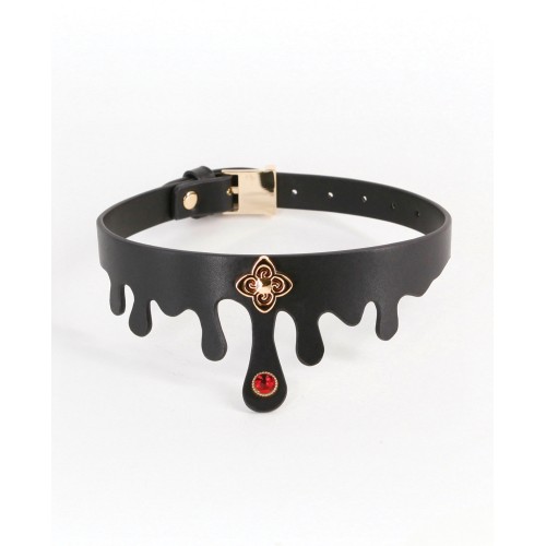 Fetish Fashion Elvira Collar Black