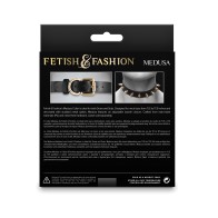 Fetish Fashion Medusa Collar Black - Adjustable Design