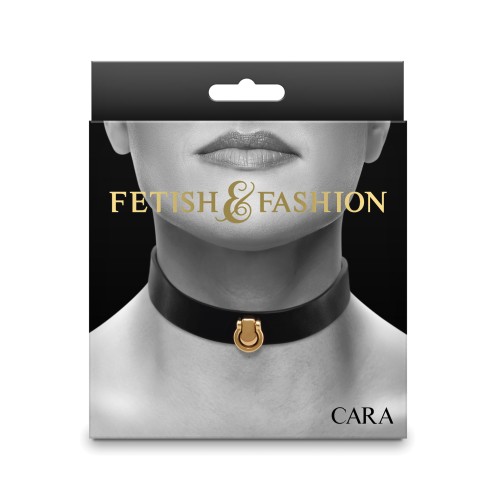 Collar Cara de Fetish & Fashion Negro