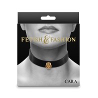 Collar Cara de Fetish & Fashion Negro