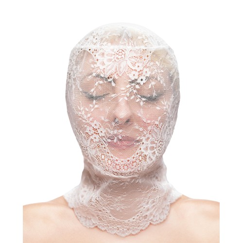 Fetish & Fashion Lace Hood White