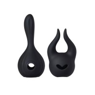 Horns Pomi Wand Attachments Bundle Black