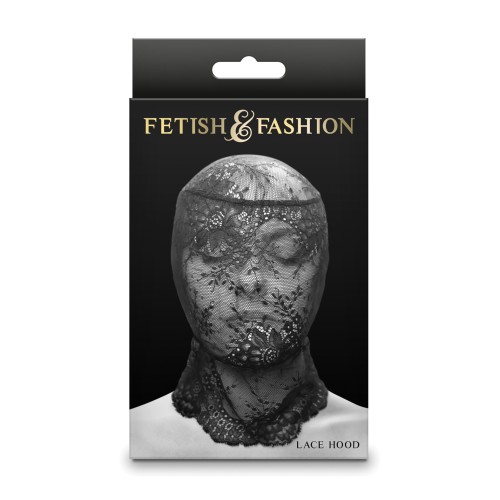 Capucha de Encaje Fetish & Fashion - Negra