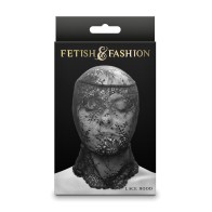 Capucha de Encaje Fetish & Fashion - Negra