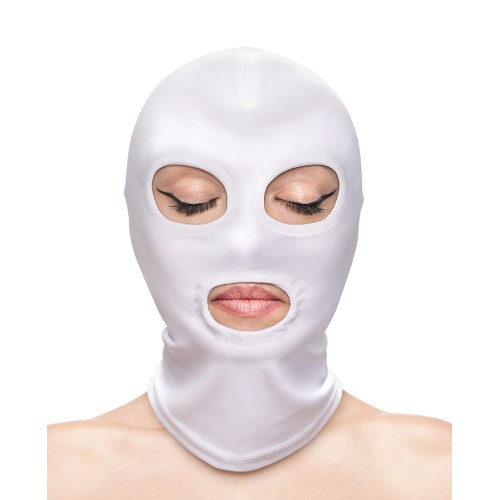 Fetish Fashion Eyes Mouth Hood White