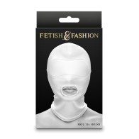 Fetish & Fashion Mouth Hood White