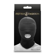 Fetish & Fashion Mouth Hood Black