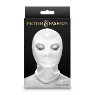 Capucha Fetish Fashion para los Ojos Blanca