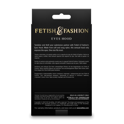 Fetish Fashion Eyes Hood White