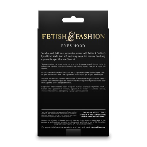 Fetish & Fashion Eyes Hood for Sensual Play