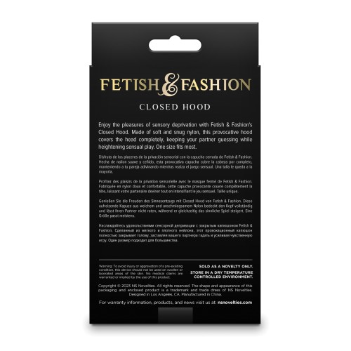 Fetish & Fashion Closed Hood White