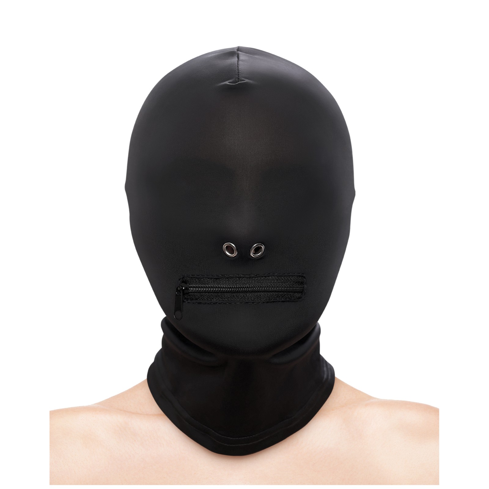 Fetish Zippered Mouth Hood - Control & Fun