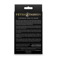 Fetish Zippered Mouth Hood - Control & Fun