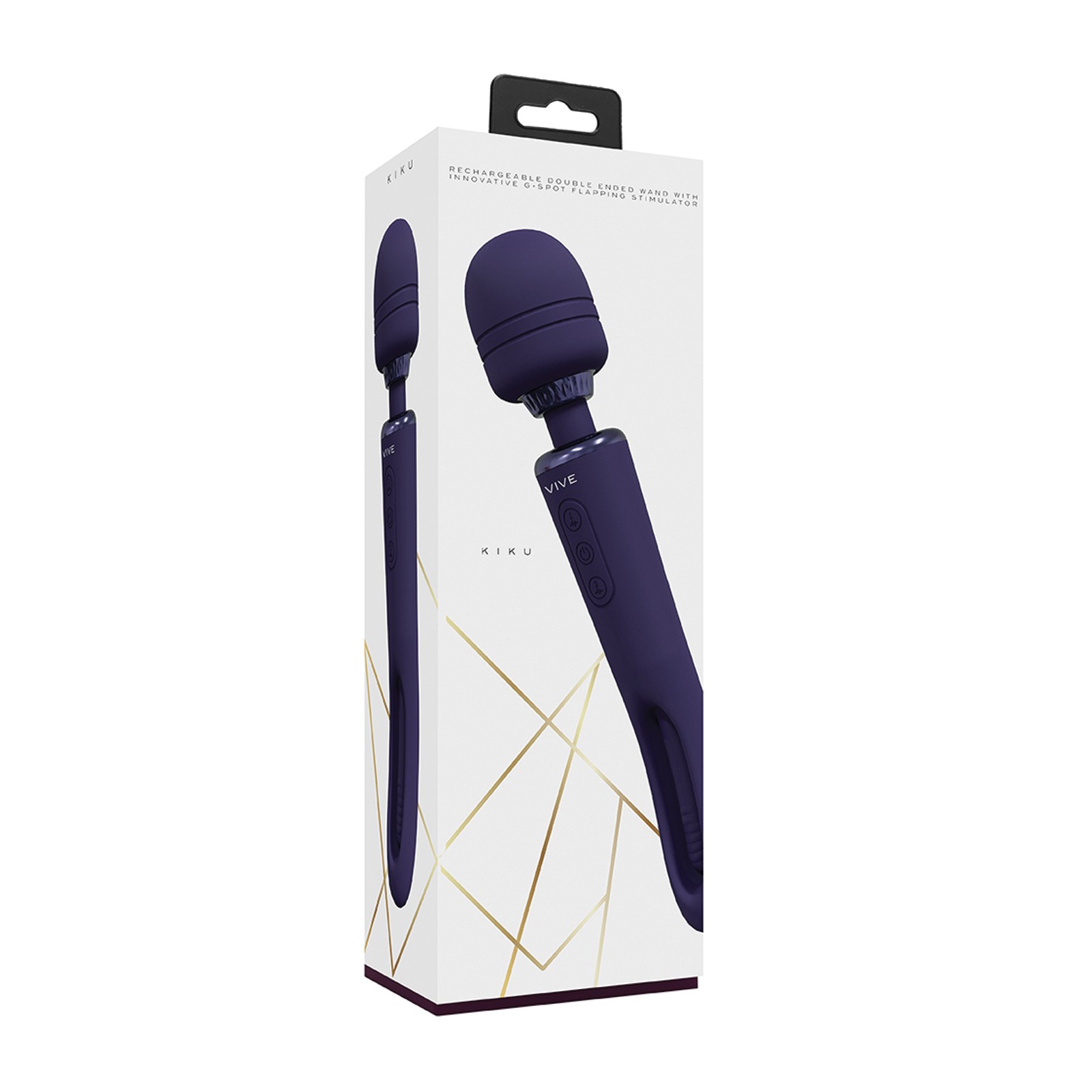 Shots Vive Kiku Wand and G-Spot Stimulator Purple