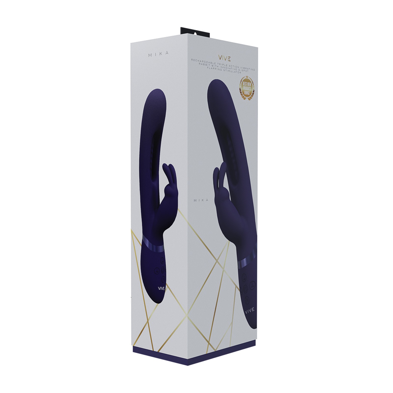 Shots Vive Mika Flapping Tongue Rabbit Vibrator - Purple