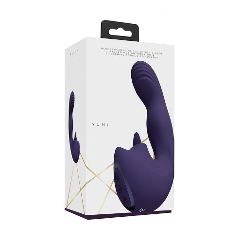 Vibrador Triple Acción para el Punto G Shots Yumi