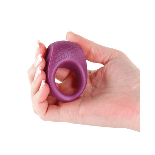 Anillo Vibrador Seduction Levi Burdeos Metálico