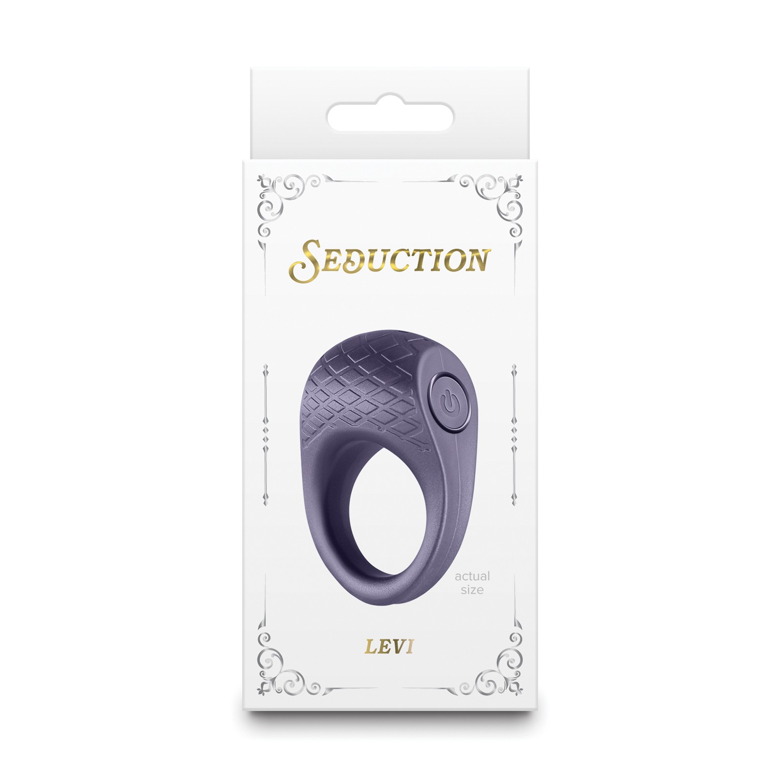 Anillo Vibrador Seduction Levi Gris Metálico