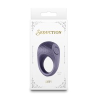 Anillo Vibrador Seduction Levi Gris Metálico