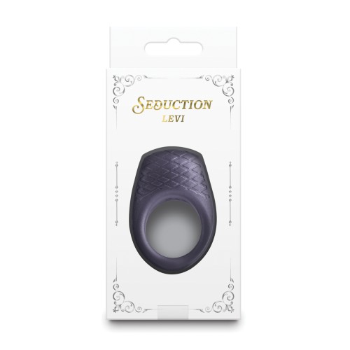 Anillo Vibrador Seduction Levi Gris Metálico