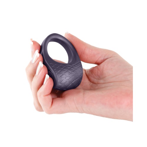 Anillo Vibrador Seduction Levi Gris Metálico