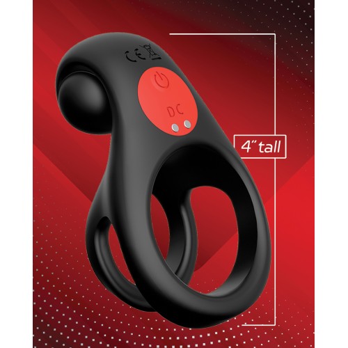 Massive Red Dot Cock Ring V2 for Enhanced Pleasure