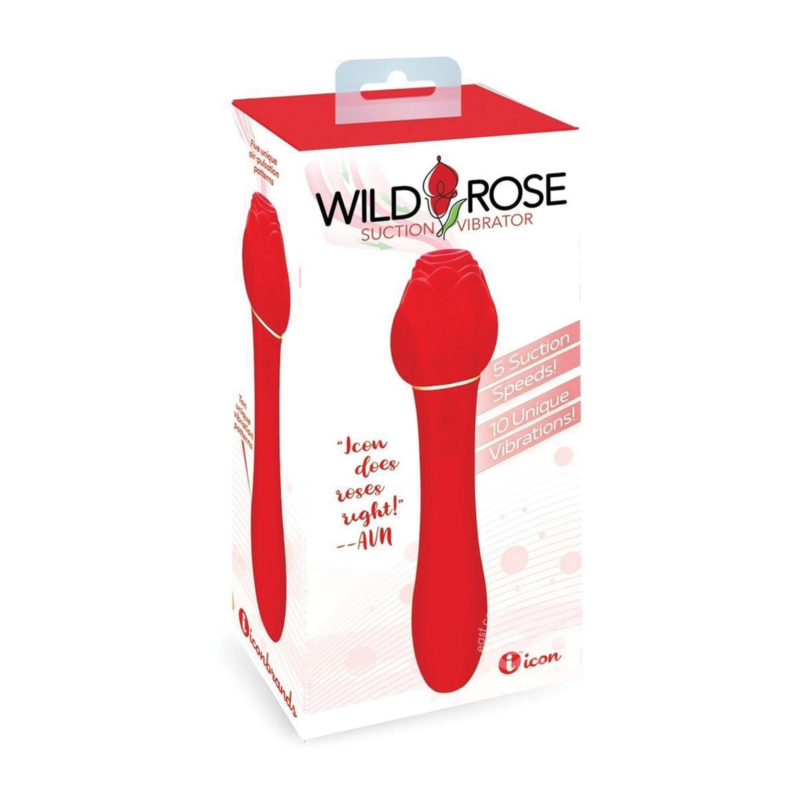 Rosa Salvaje Y Vibrador Rojo