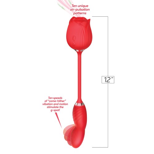 Vibrador Wild Rose Succión y Movimiento Come Hither