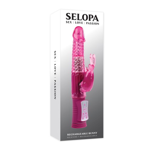 Vibrador Conejito Recargable Selopa Rosa