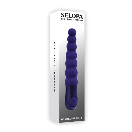 Selopa Beaded Beauty Vibrator - Purple