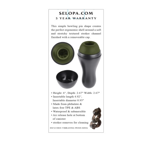 Selopa Kingpin Stroker con Forma Ergonómica