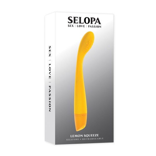 Selopa Lemon Squeeze Vibrador Delgado Amarillo