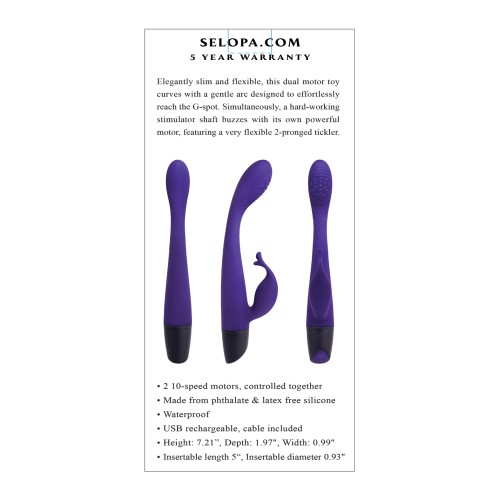 Selopa Plum Passion Vibrator Purple