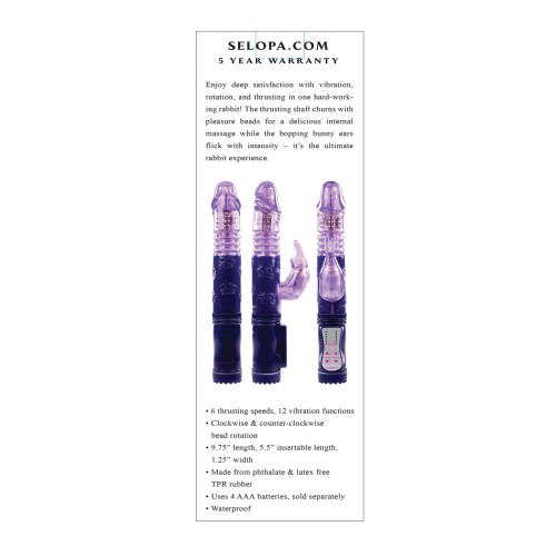 Selopa Bunny Thruster Dual Action Vibrator