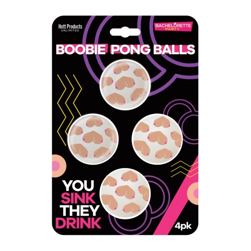 Pelotas de Beer Pong Boobie - Diversión Garantizada