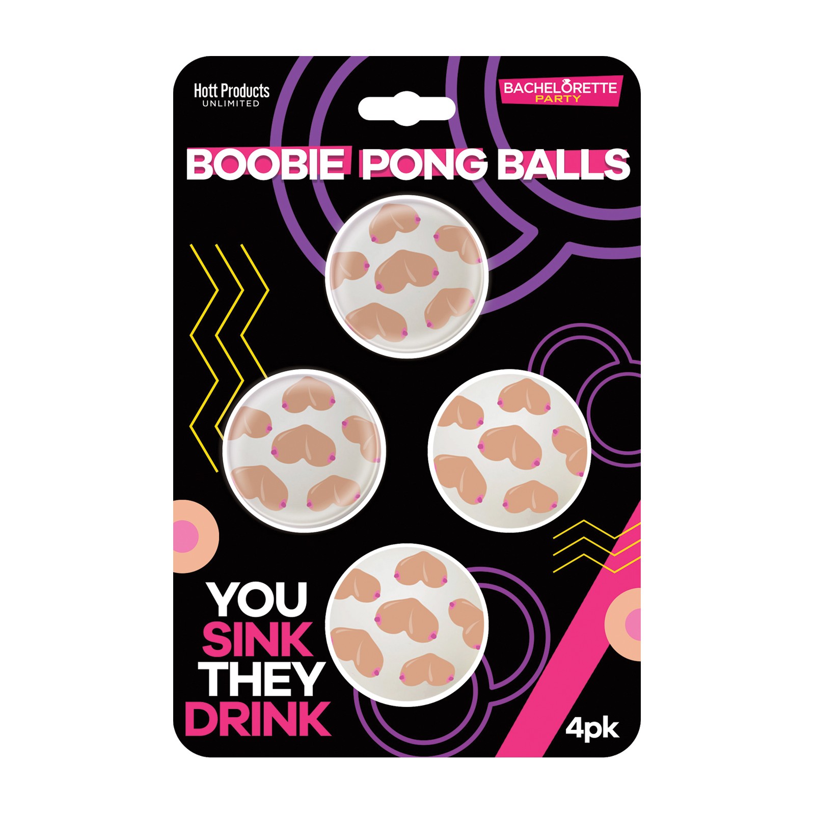 Pelotas de Beer Pong Boobie - Diversión Garantizada