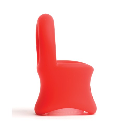 Silicone Baller Ring - Red - Enhance Your Pleasure